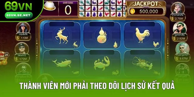 Thành viên mới phải theo dõi lịch sử kết quả Thành viên mới phải theo dõi lịch sử kết quả