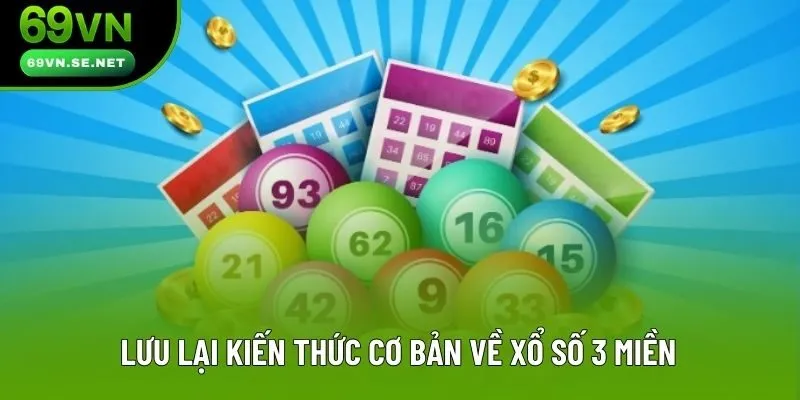 Lưu lại kiến thức cơ bản về xổ số 3 miền Lưu lại kiến thức cơ bản về xổ số 3 miền