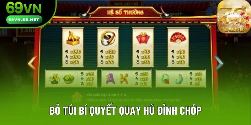 Bỏ túi bí quyết quay hũ đỉnh chóp Bỏ túi bí quyết quay hũ đỉnh chóp